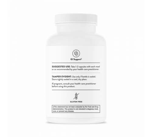 Комплекс пищеварительных ферментов, Thorne Research, Advanced Digestive Enzymes, 180 капсул
