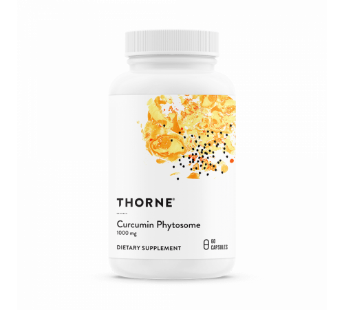 Куркумин Фитосом, Thorne Research, Curcumin Phytosome, 60 капсул