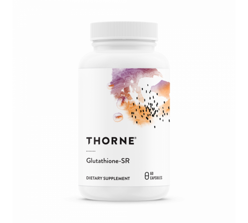 Глутатион, Thorne Research, Glutathione-SR, 60 капсул