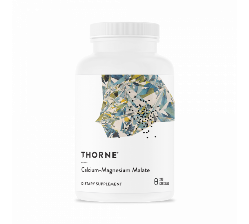 Кальций-Магний Малат, Thorne Research, Calcium-Magnesium Malate, 240 капсул