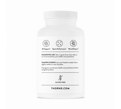 L-Глутамин, Thorne Research, L-Glutamine, 90 капсул