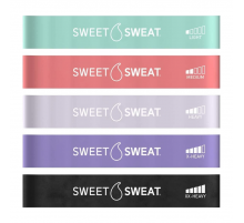 Латексные эспандеры для фитнеса, Sweet Sweat, Mini Loop Bands, 5 шт