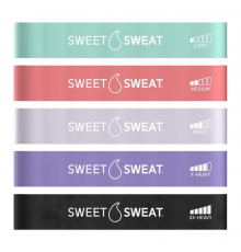 Латексные эспандеры для фитнеса, Sweet Sweat, Mini Loop Bands, 5 шт