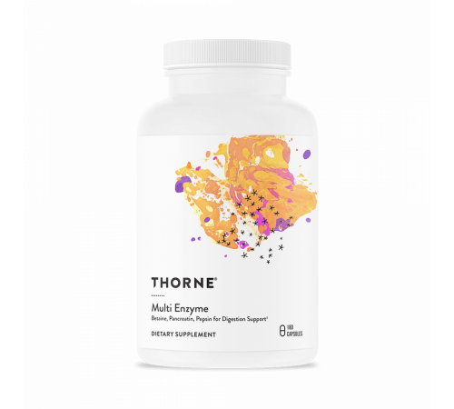 Пищеварительные ферменты, Thorne Research, Multi-Enzyme, 180 капсул