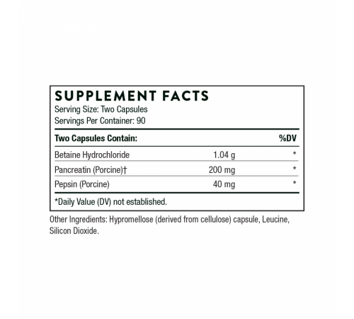 Пищеварительные ферменты, Thorne Research, Multi-Enzyme, 180 капсул