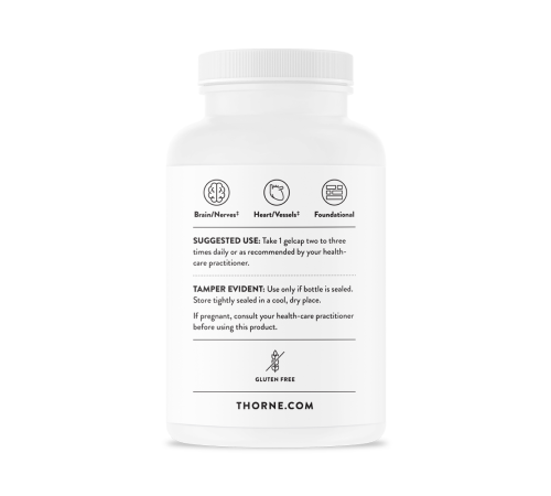 Омега-3 с Коэнзимом, Thorne Research, Omega-3 with CoQ10, 90 желатиновых капсул