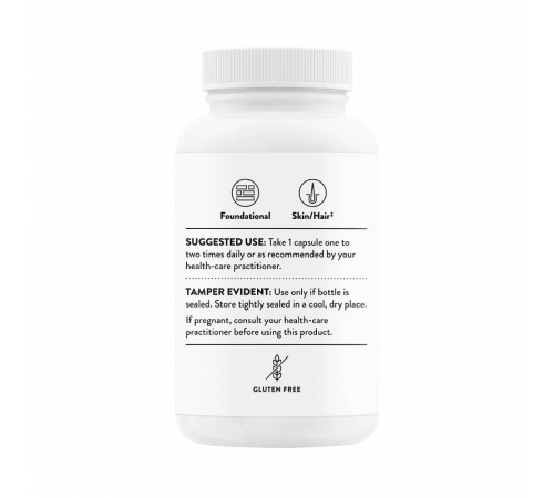 Биотин, Thorne Research, Biotin, 60 капсул