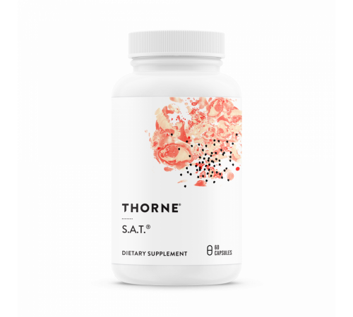 Силимарин Артишок Куркума, Thorne Research, S.A.T., 60 капсул