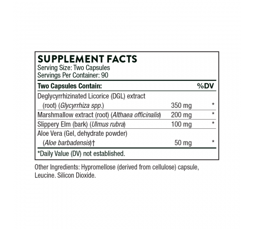 Комплекс для ЖКТ, Thorne Research, GI Relief (GI-Encap), 180 капсул