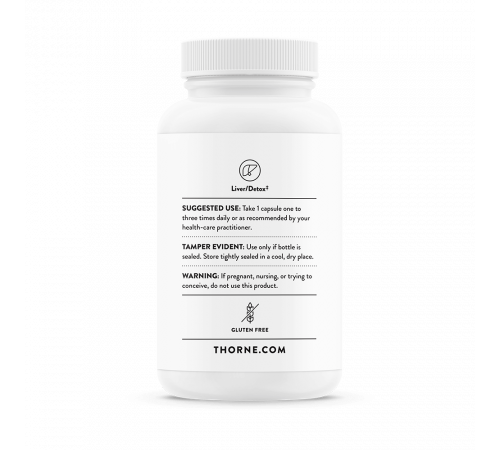 Комплекс для очищения печени, Thorne Research, Liver Cleanse, 60 капсул