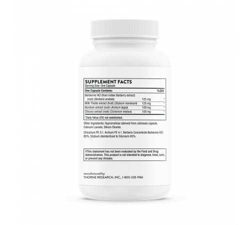 Комплекс для очищения печени, Thorne Research, Liver Cleanse, 60 капсул