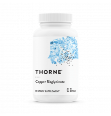 Бисглицинат меди, Thorne Research, Copper Bisglycinate, 60 капсул