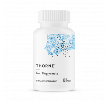 Бисглицинат железа, Thorne Research, Iron Bisglycinate, 60 капсул