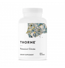 Цитрат калия, Thorne Research, Potassium Citrate, 90 капсул