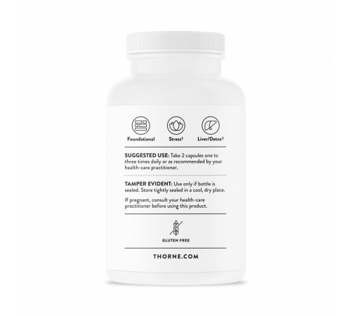 Глицин, Thorne Research, Glycine, 250 капсул