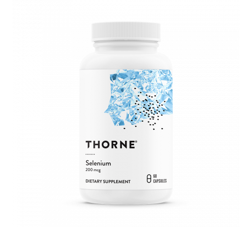 Селен, Thorne Research, Selenium, 60 капсул