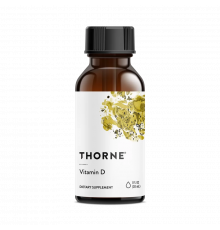 Витамин Д, Thorne Research, Vitamin D, 30 мл